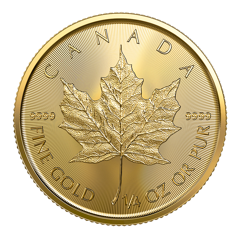 Image for 1/4 oz Gold Maple Leaf Coin (2023) from TD Precious Metals